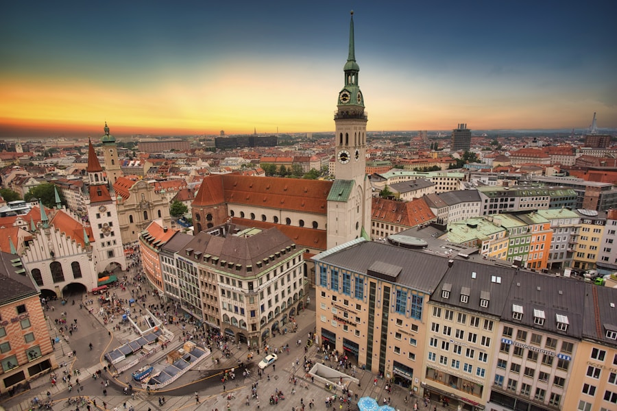 Munich city view